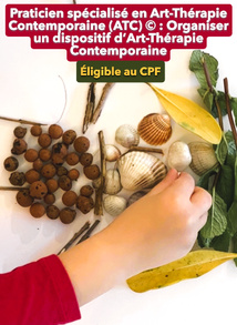 Praticien spécialisé en Art-Thérapie Contemporaine (ATC) © : Organiser un dispositif d’Art-Thérapie Contemporaine Praticien spécialisé en Art-Thérapie Contemporaine (ATC) © : Organiser un dispositif d’Art-Thérapie Contemporaine