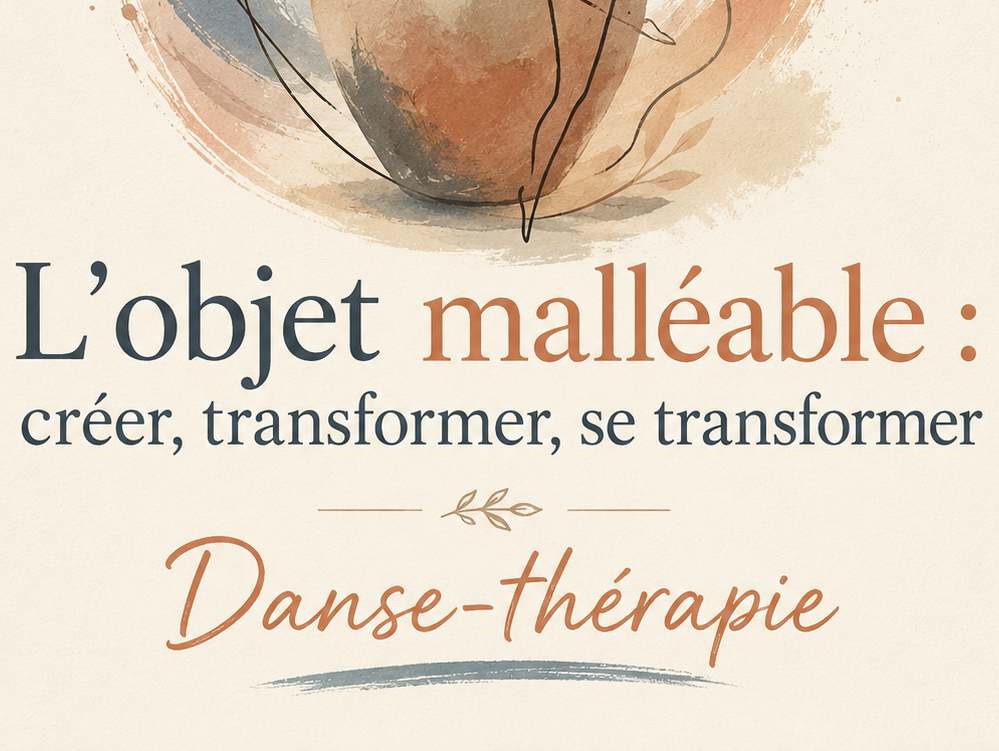 Stage de Danse-thérapie - WE du 06 et 07 février 2027 -ARLES " L'objet malléable : créer, transformer, se transformer. "